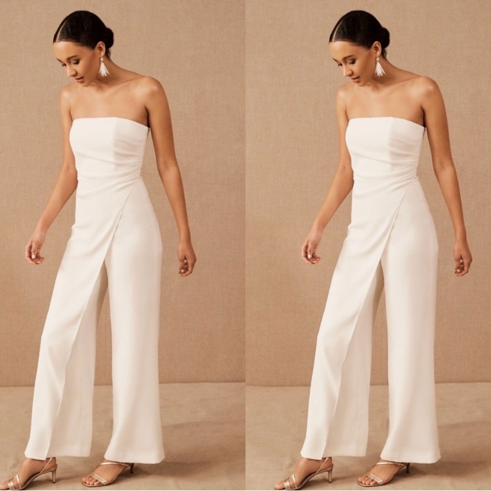 NWT - BHLDN x SACHIN & BABI HILMA JUMPSUIT (size 2, ivory)